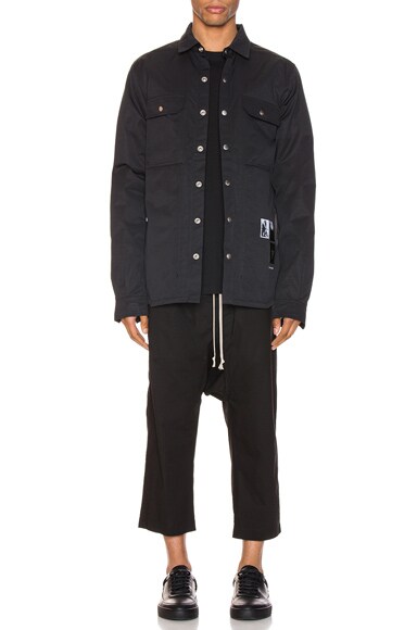 RICK OWENS DRKSHDW Outershirt,DRKS-MS72