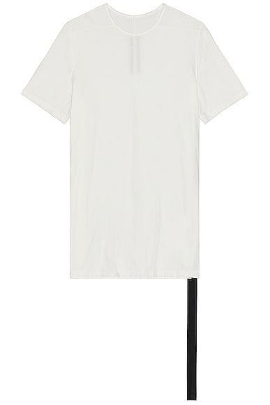 Rick Owens Drkshdw Level Tee In Milk