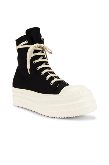 DRKSHDW by Rick Owens Double Bumper Beetle Sneakers in Black   FWRD