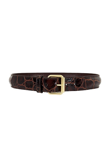Printed Croc Belt