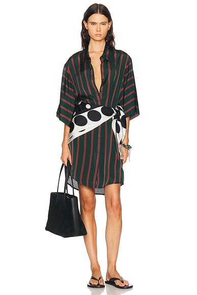 Dries Van Noten Drea Dress in Bottle