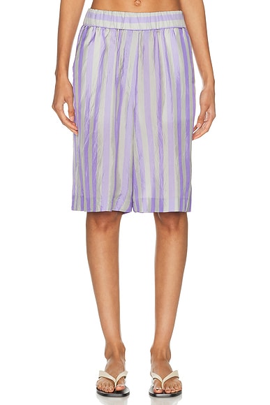 Dries Van Noten Pomy Short in Lilac