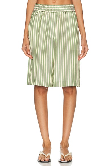 Dries Van Noten Pomy Short in Green