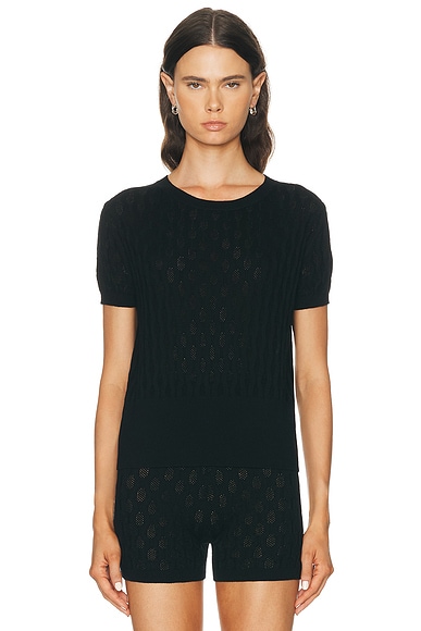 Dries Van Noten Target Sweater in Black
