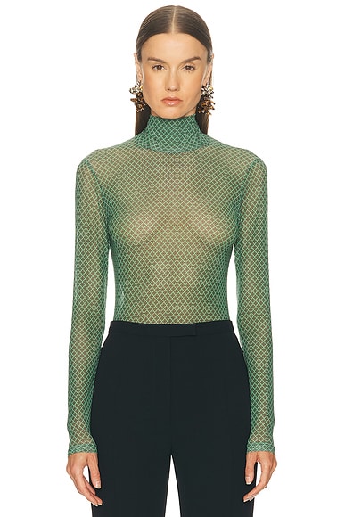 Dries Van Noten Hoyser Neck in Mint