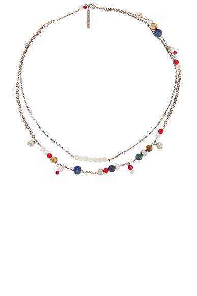 Freshwater Pearl Semiprecious Natural Stones Necklace