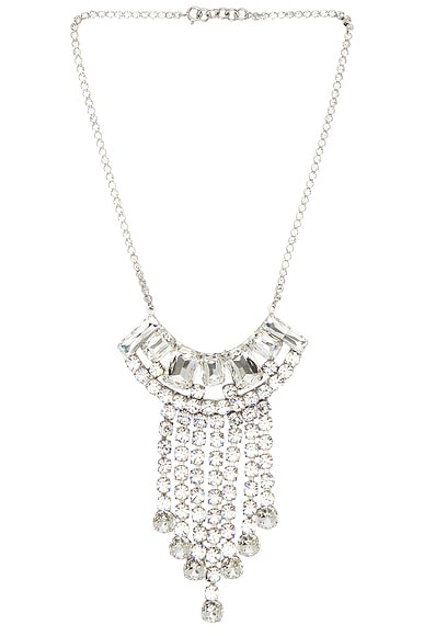 Dries Van Noten Stone Necklace in Silver