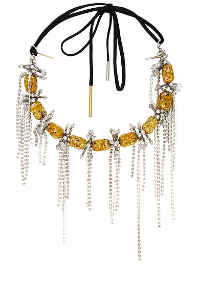 Dries Van Noten Handmade Necklace in Ocra