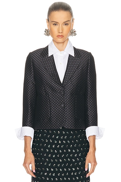Dries Van Noten Bamis Jacket in Navy