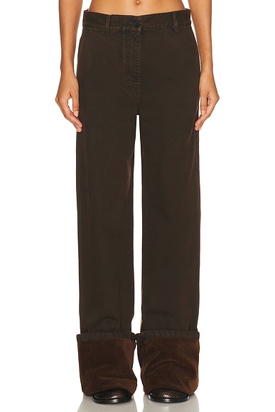 Dries Van Noten Paxy Pants in Brown