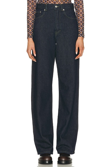 Dries Van Noten Peyton Pants in Indigo