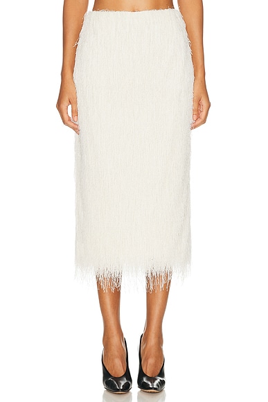 Dries Van Noten Sokna Skirt in White