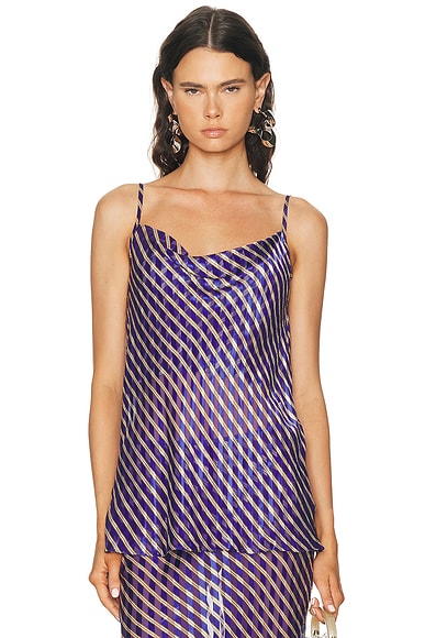 Dries Van Noten Chai Shirt in Purple
