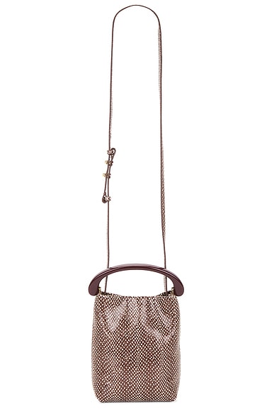 Dries Van Noten Crisp Bag in Bordeaux