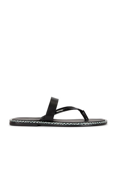 Dries Van Noten Flat Sandal in Black