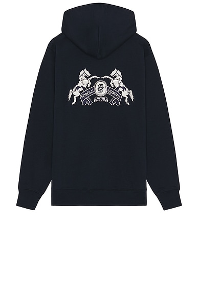 Drole De Monsieur Le Hoodie Embleme Chevaux in Navy