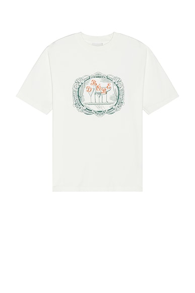 Drôle De Monsieur Le T-Shirt in Off White