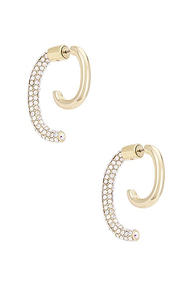 Demarson Luna Earrings In 12k Shiny Gold