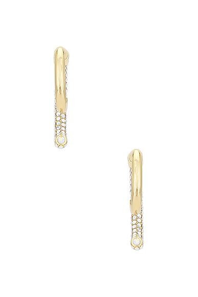 Shop Demarson Luna Earrings In 12k Shiny Gold