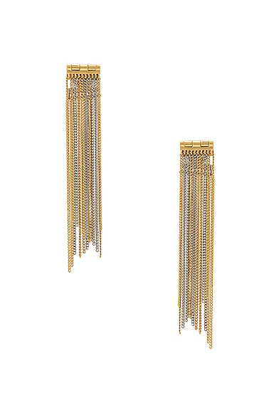 Naya Earrings in Metallic Gold