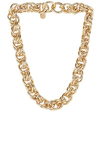 Demarson Mia Necklace in 12k Shiny Gold