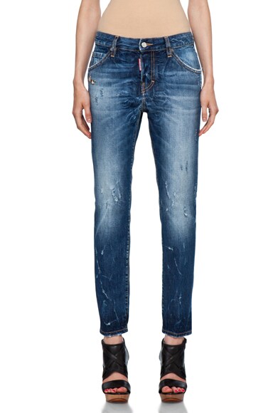 DSQUARED Cool Girl Jean in Blue | FWRD