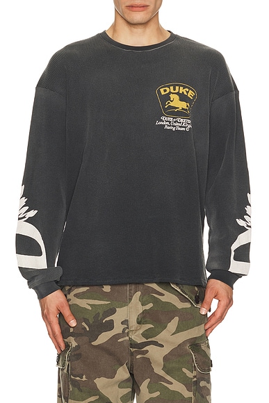 DR3 Sponsors Waffle Long Sleeve Tee