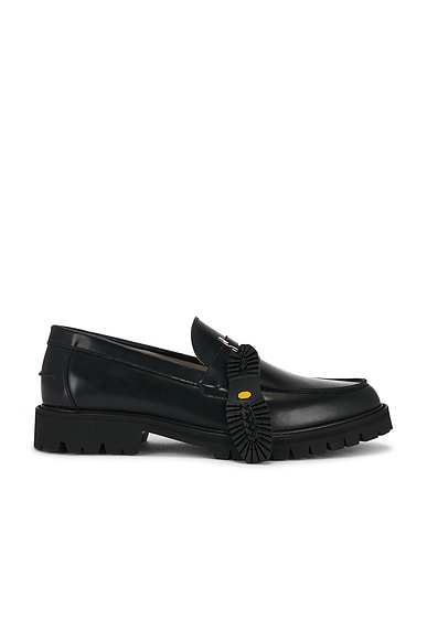 Duke + Dexter Vibram Carrarmato Lug Loafer in Black
