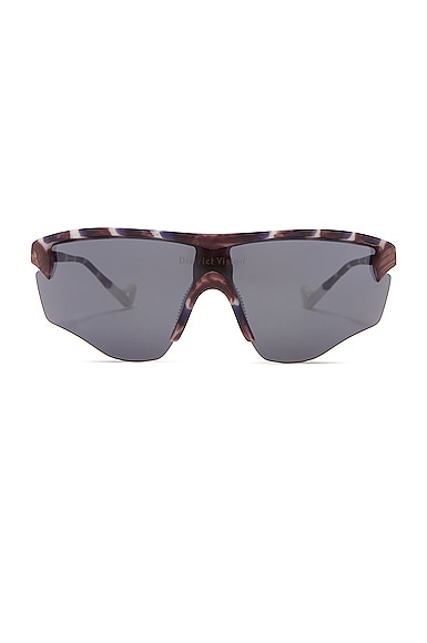 District Vision Junya Racer Sunglasses In Mosaic And D Onyx Mirror