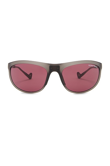 District Vision Takeyoshi Altitude Master Sunglasses In Gray & D+ Black Rose
