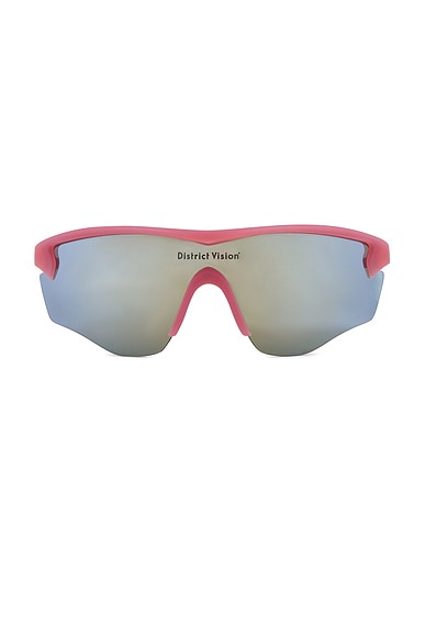 District Vision Junya Racer in Powder Rose & D+ Silver Flash Mirror