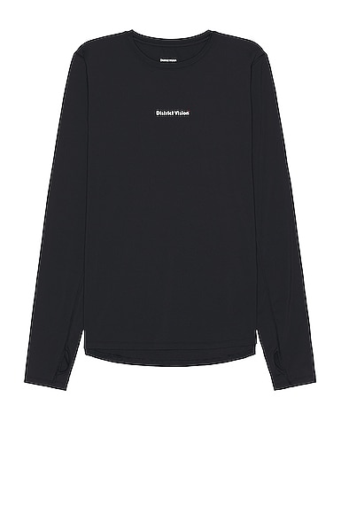 District Vision Aloe Long Sleeve T-shirt in Black