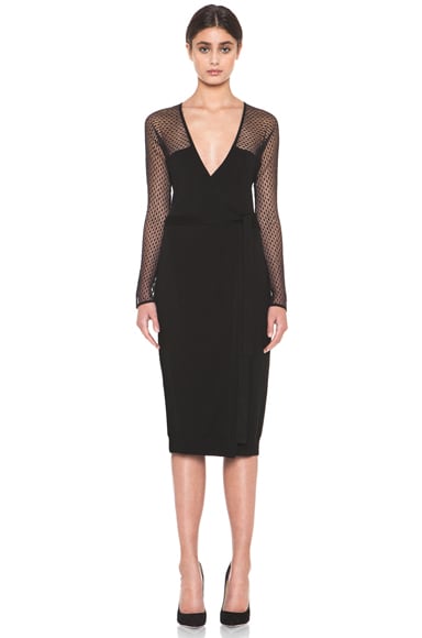 Diane von Furstenberg Zalda Bis Lace Dress in Black | FWRD
