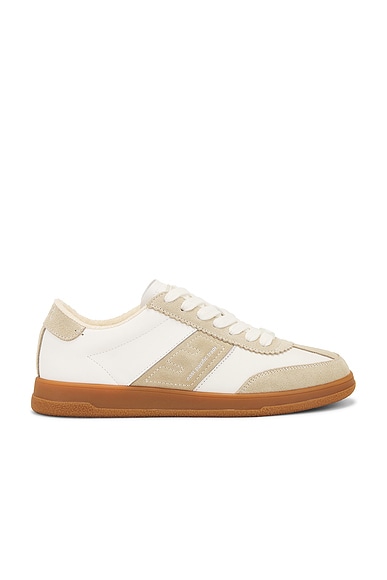 East Pacific Trade Santos Sneaker in Beige & White
