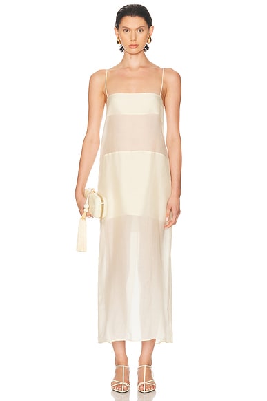 EAVES x Coco Ettore Maxi Dress in Butter Yellow