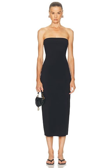 EAVES Bo Tube Maxi Dress in Black