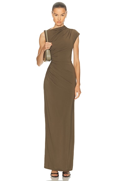 EAVES Auda Gown in Olive