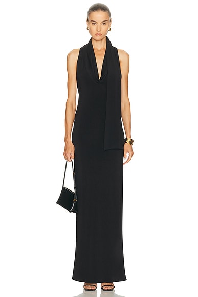 EAVES Ira Maxi Dress in Black