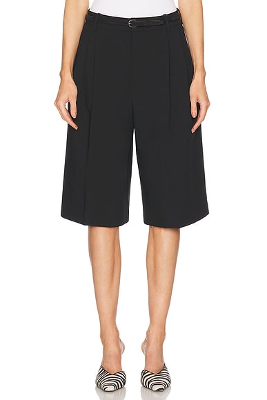 EAVES Colby Long Short in Black