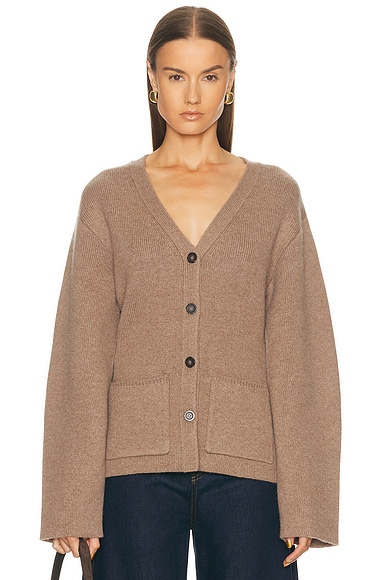 EAVES x Coco Sophie Structured Cardigan in Pecan
