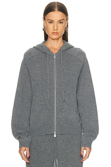 x Jasmine Tookes Milah Wool Cash Zip Up