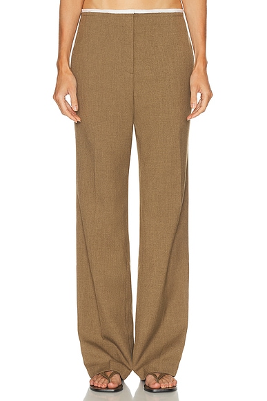 EAVES Lyla Decon Trouser in Olive