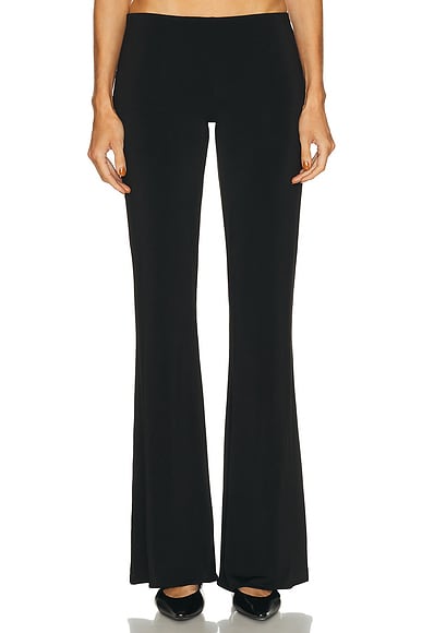 EAVES Ira Low Rise Easy Pant in Black
