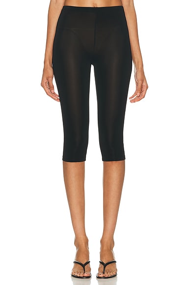 EAVES Thea Capri Pant in Black