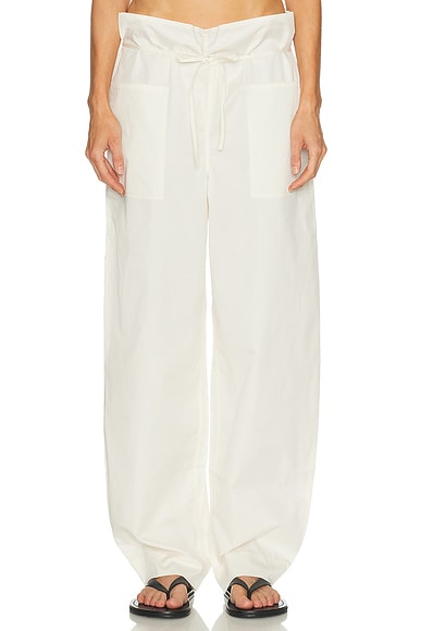 EAVES Syra Pant in Off White