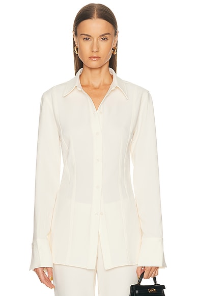 Lovise Polished Crepe Blouse