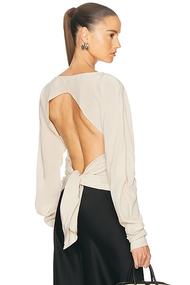 x Jasmine Tookes Amari Open Back Top