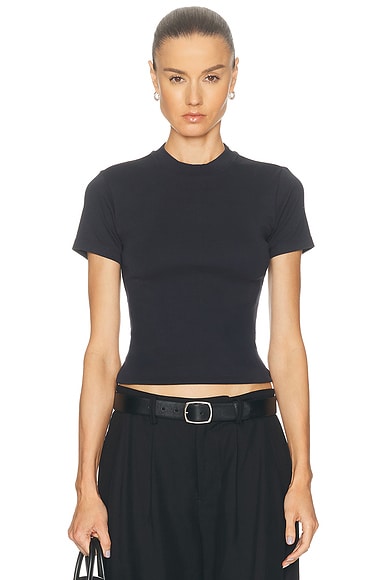 Bonnie High Neck Baby Tee