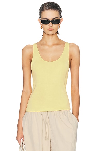 EAVES x Blake Evin Auden Knit Tank in Limon