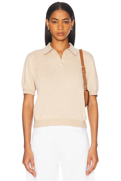 EAVES Emileigh Polo in Tan